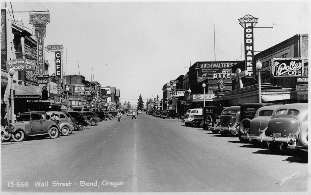 Wall Street Bend Oregon 1930s