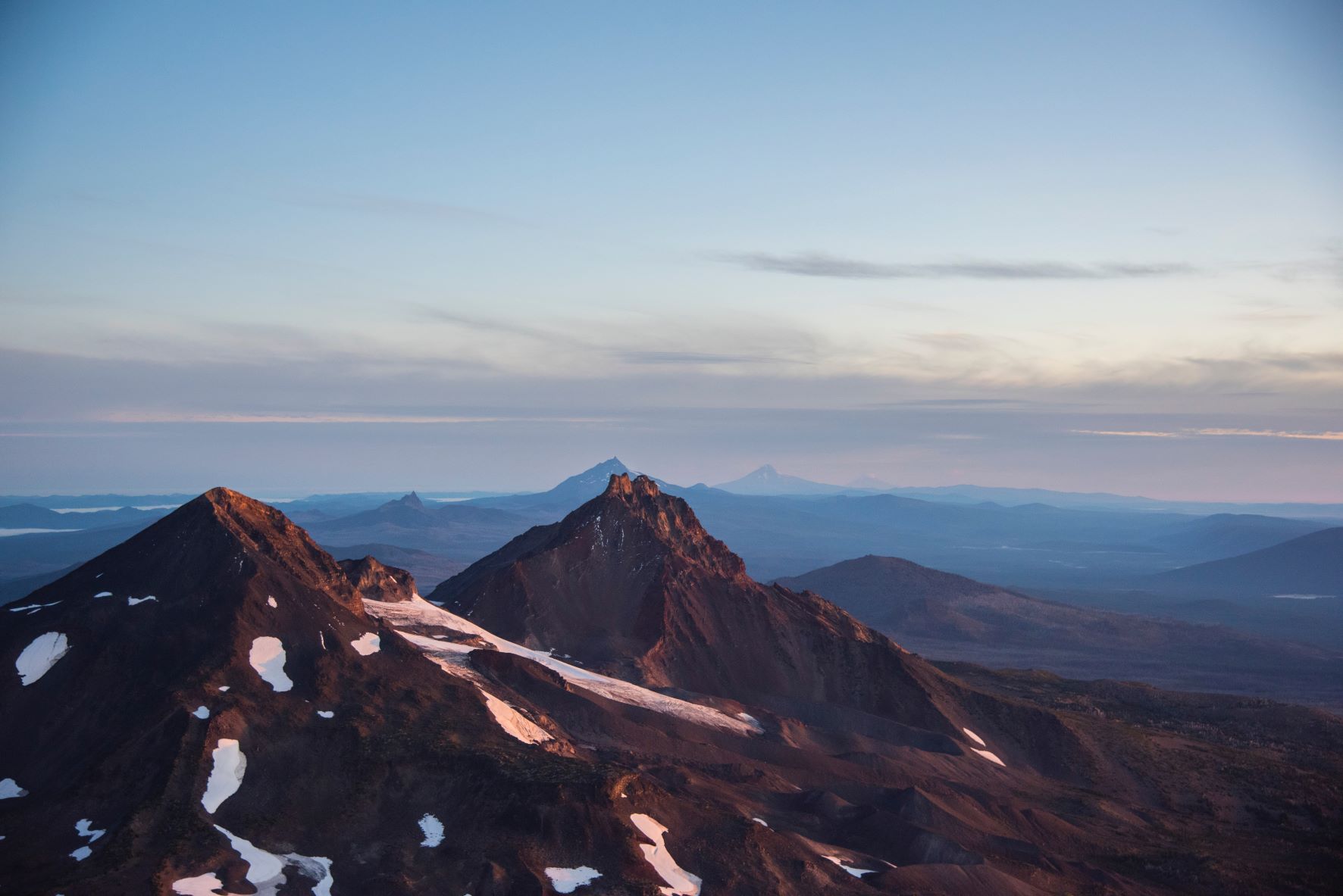 Middle and North Sister Mountains